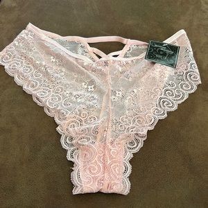 Wiltshire Montana lace Panties Size 1X Pink Lace New With Tags